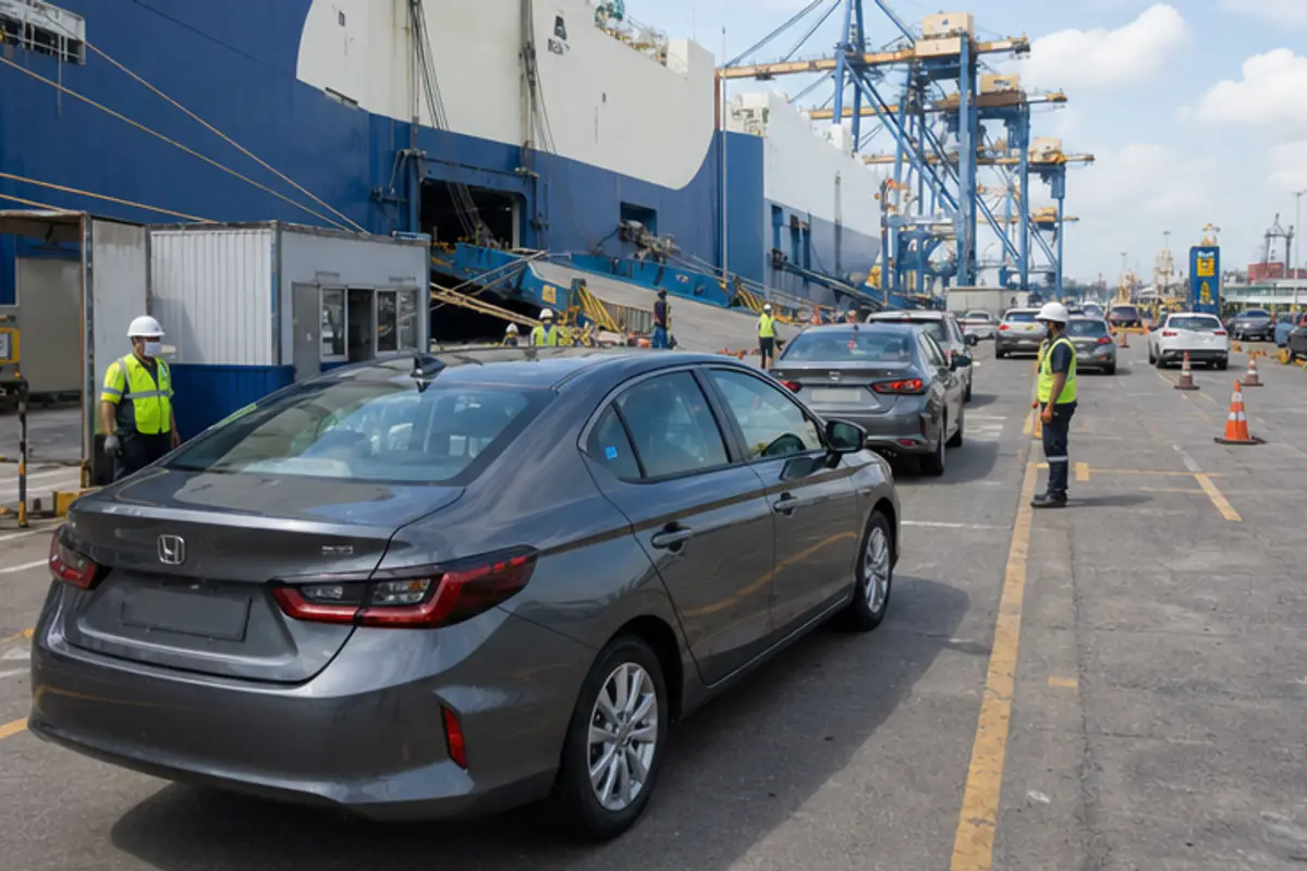 Penerimaan kenderaan Port Klang